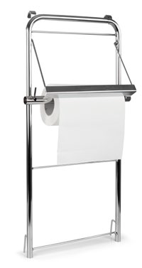 Portabobine cromato per carrelli Dust