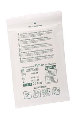 Guanti sterili copolimero latex free conf.singola