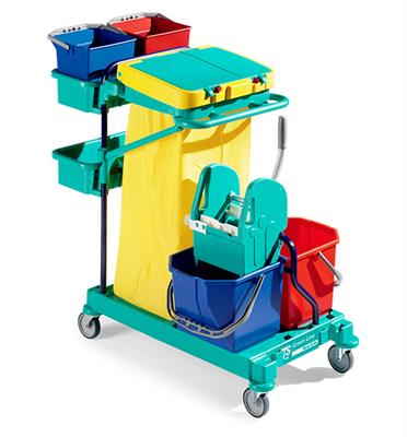 Carrello Green 160 mop+portasacchi