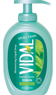 Sapone liquido Vidal White Musk c/dosatore 300ml