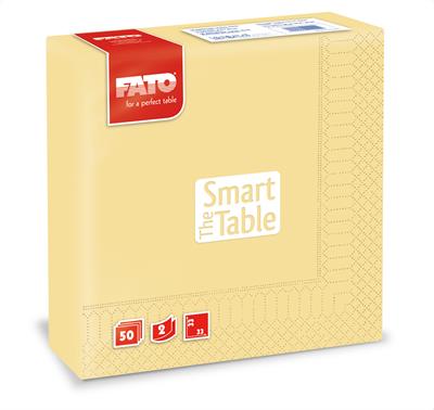 Tovaglioli 33x33 2v champagne 50pz