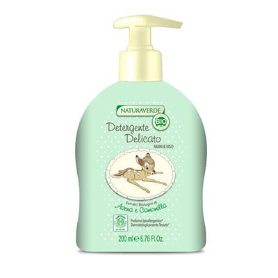 Detergente bimbi Natura Verde mani/viso 200ml
