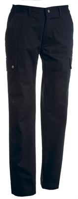 Pantalone Forest Lady multitasche 100%cot. col.blu navy