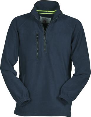 Pile Dolomiti+ mezza zip col.blu navy