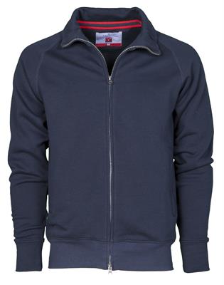 Felpa Panama+ fullzip col.blu navy