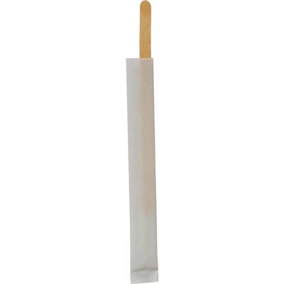 Palettine caffè legno imbustate sing.11mm 100pz