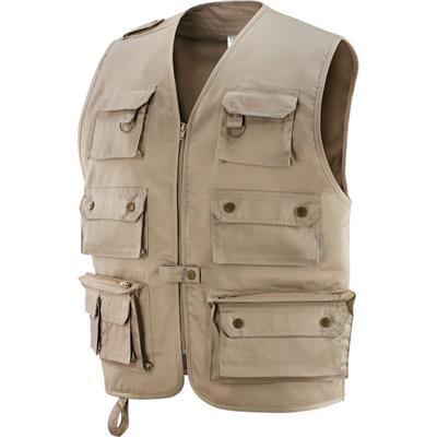 Gilet multitasche Nilo pesante col.beige