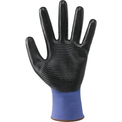 Guanti filo continuo NBR 16 Crinkle poly/nitrile