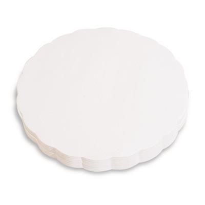 Pizzo sottofritti col.bianco diam.26 500pz