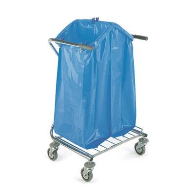 Carrello DUST 4070 doppio cromato 120lt.