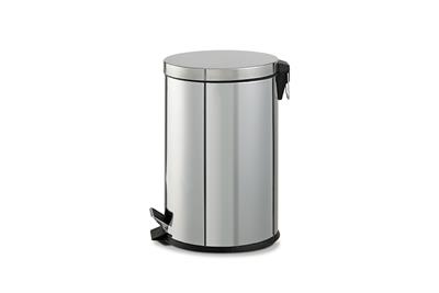 Pattumiera INOX 20lt. c/pedale+vaschetta