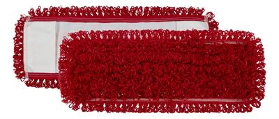 Ricambio c/tasche microfibra rosso 40 cm