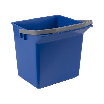 Secchiello 6lt. col.blu per carrelli mop