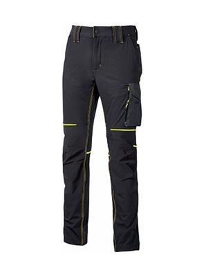 Pantalone WORLD m/tasche nylon/spandex black carbon