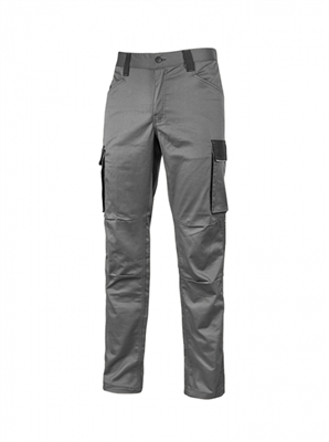 Pantalone CRAZY m/tasche grey iron poly/cotone
