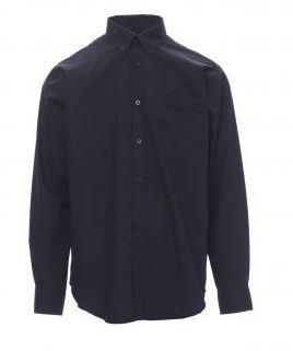 Camicia Elegance m/l b/down col.blu navy