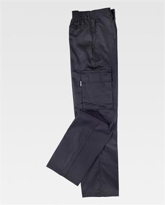 Pantalone m/tasche 65/35 col.navy