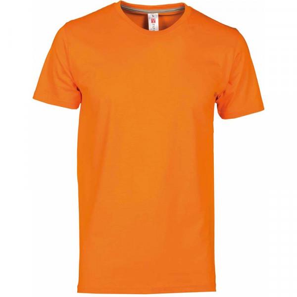 Tshirt uomo SUNSET m/c 100%cot.arancione
