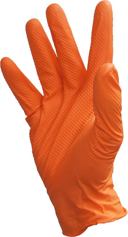 Guanti nitrile Top-Pro arancio 50pz