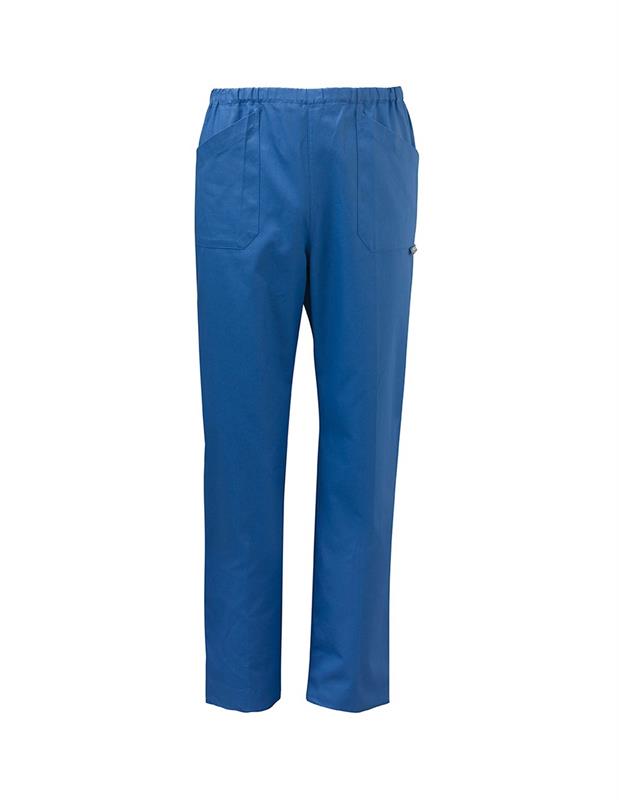 Pantalone unisex c/elastico col.blu royal