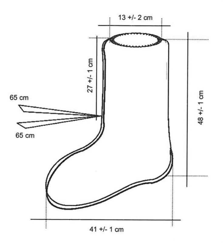 Calzare Sprayguard c/elastico polpaccio