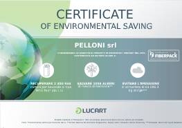 Certificate of Environmental Saving