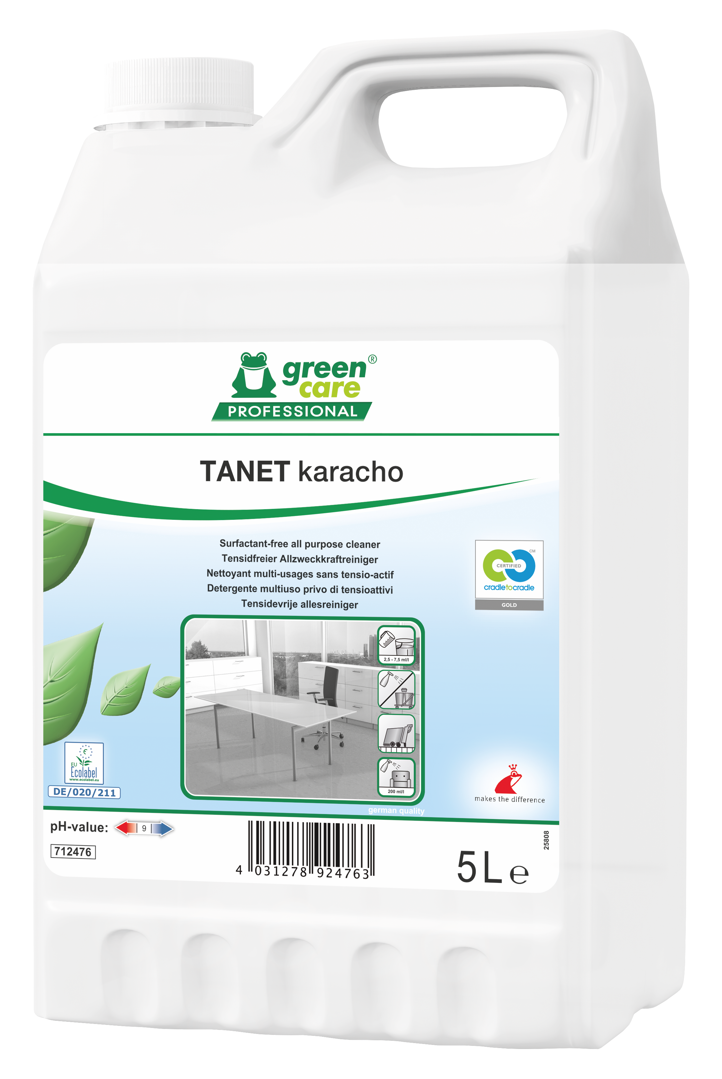 Green Care Tanet Karacho detergente universale 5lt.