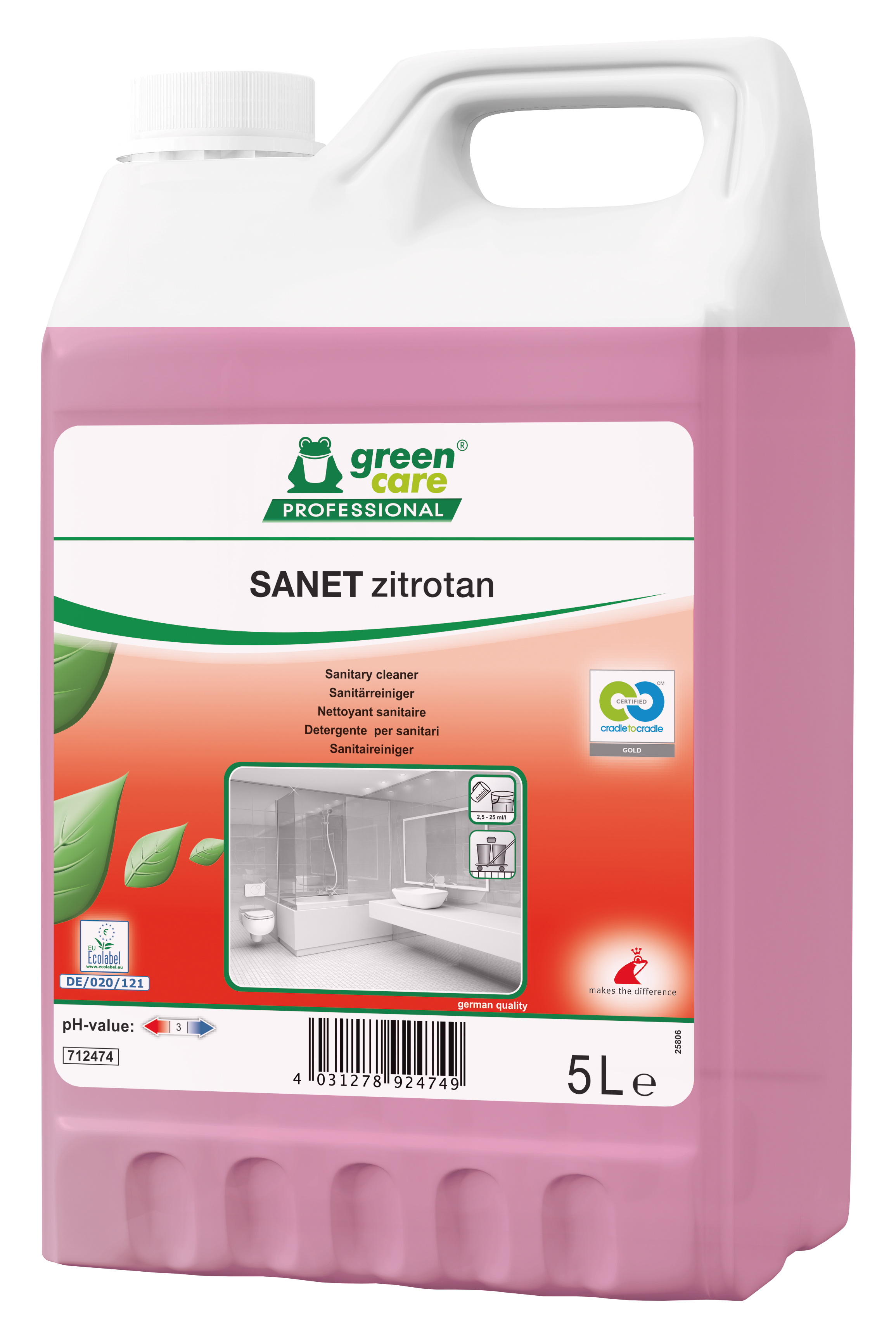 Green Care Sanet Zitrotan 5lt.