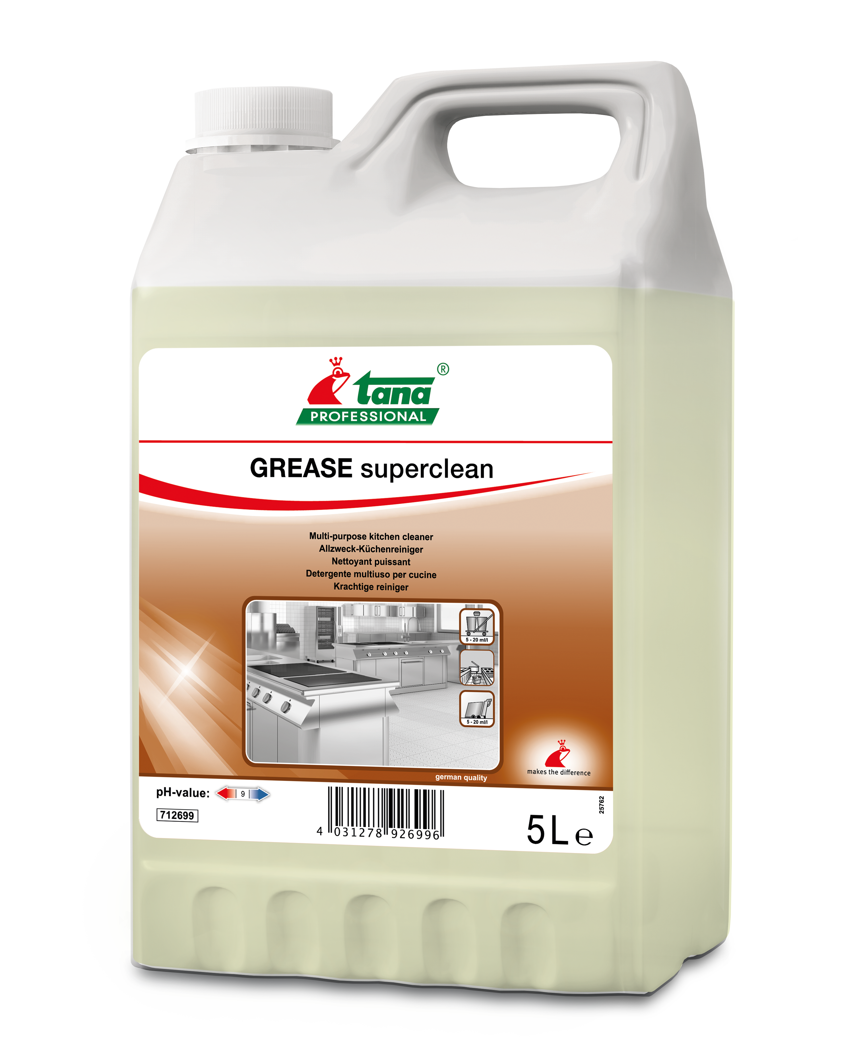 Grease Super Clean supersgrassante 5lt.