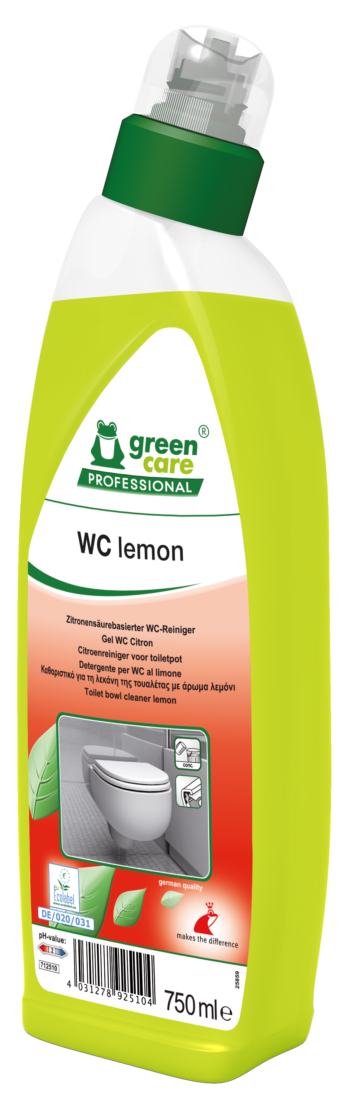 Green Care WC Lemon 750ml