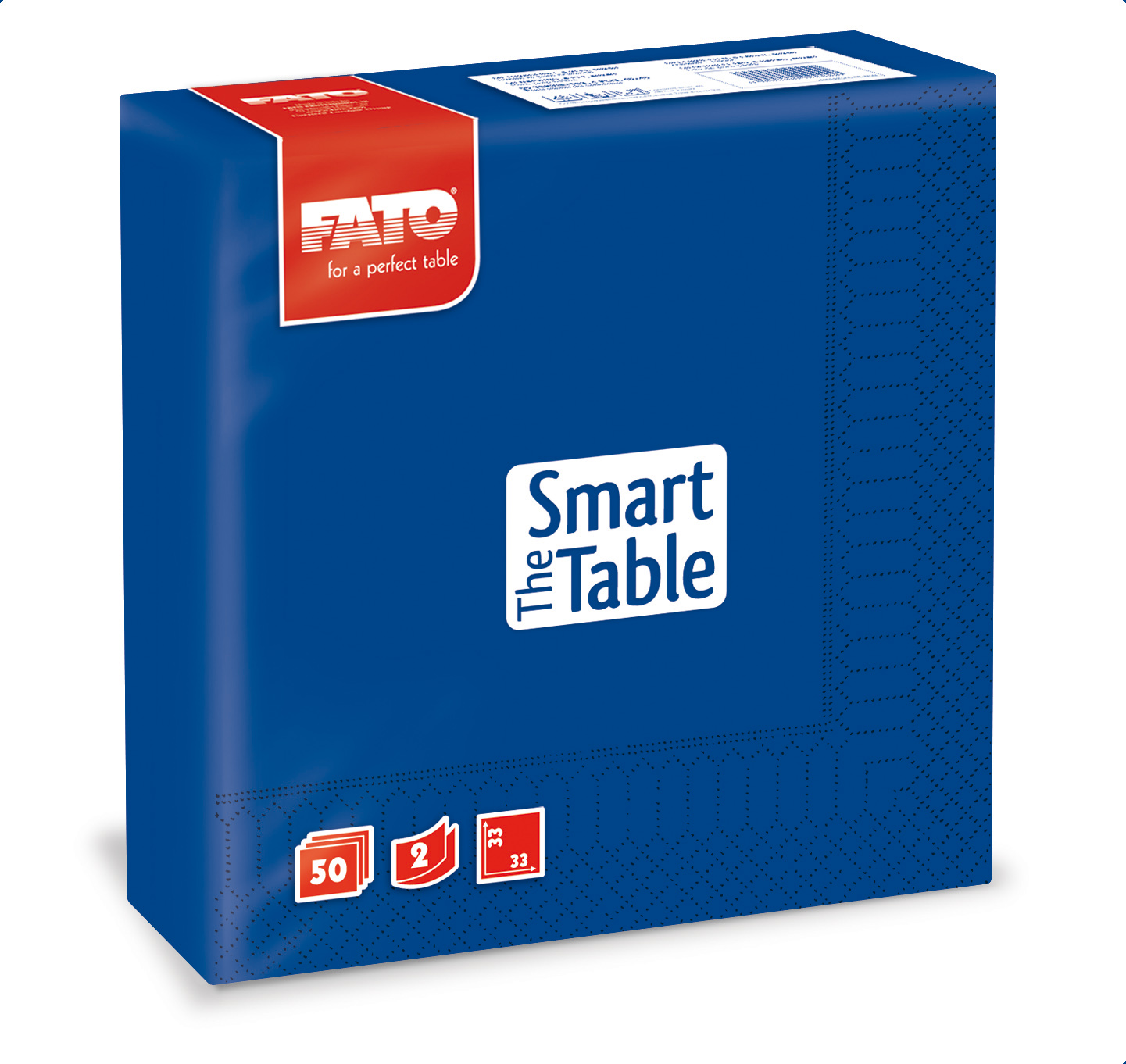 Tovaglioli 33x33 2v blu notte 50pz