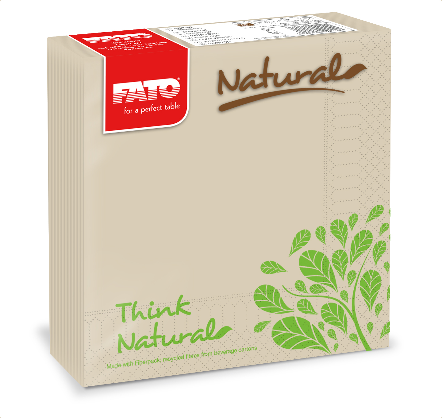 Tovaglioli Natural Style 33x33 50pz