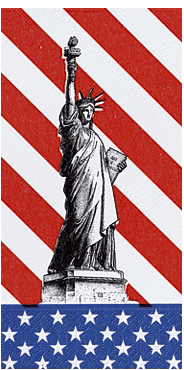 Tovagliolo 40x40 2v piega 1/8 USA 4x300pz