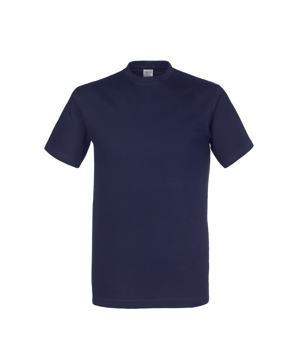 Tshirt girocollo m/c col.blu