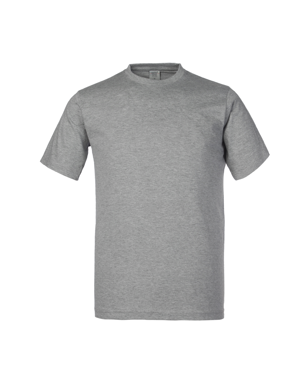 T-shirt girocollo m/c col.grigio melange