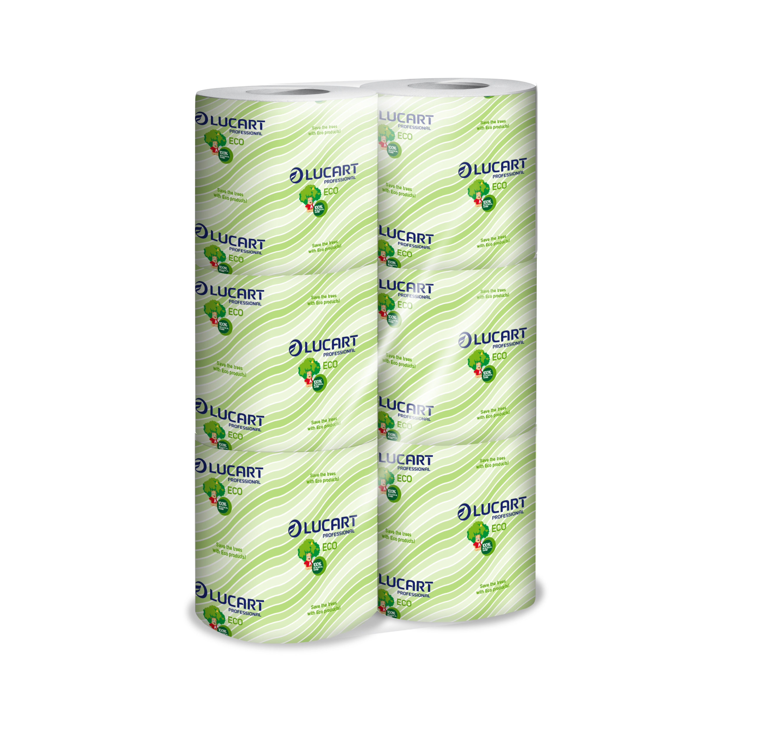 Carta igienica fascettata ECO 1 12x6 rotoli