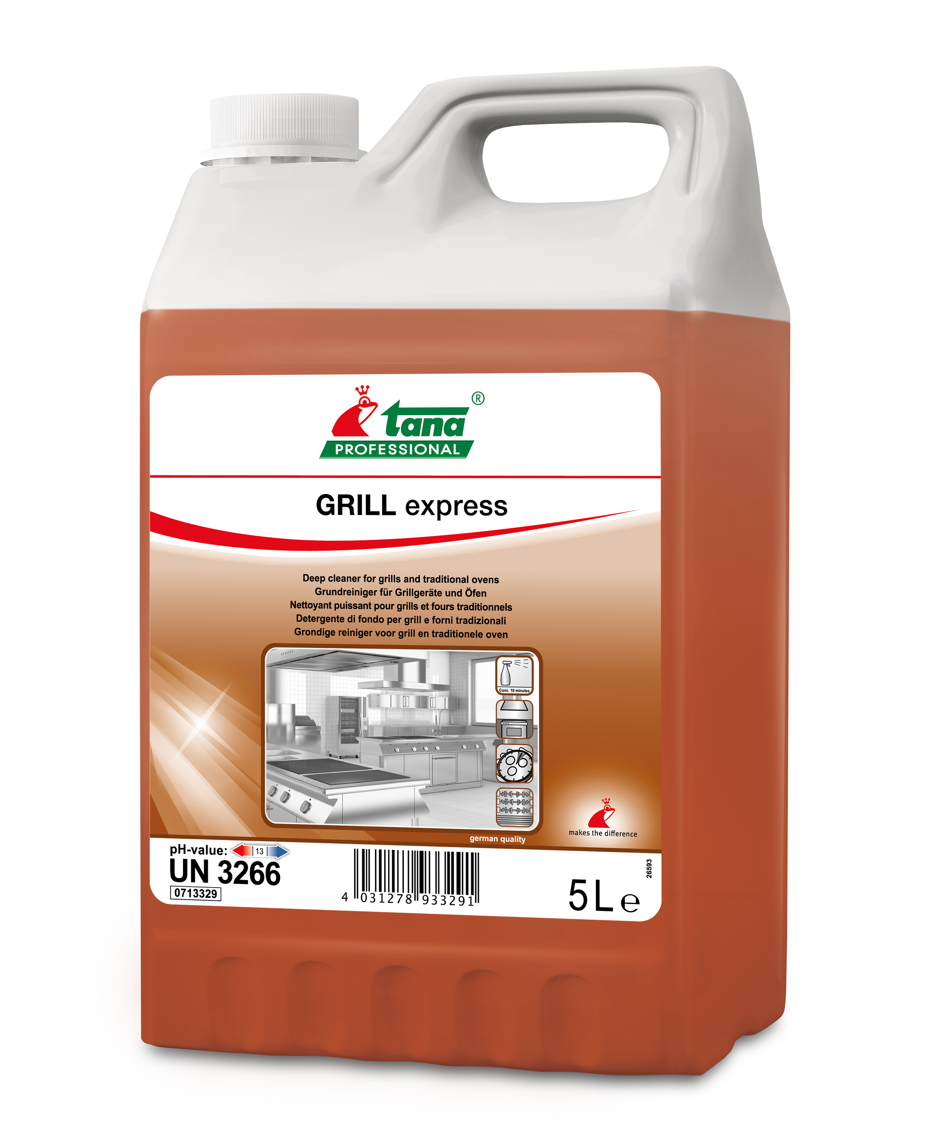 Grill Express detergente cappe/forni 5lt.