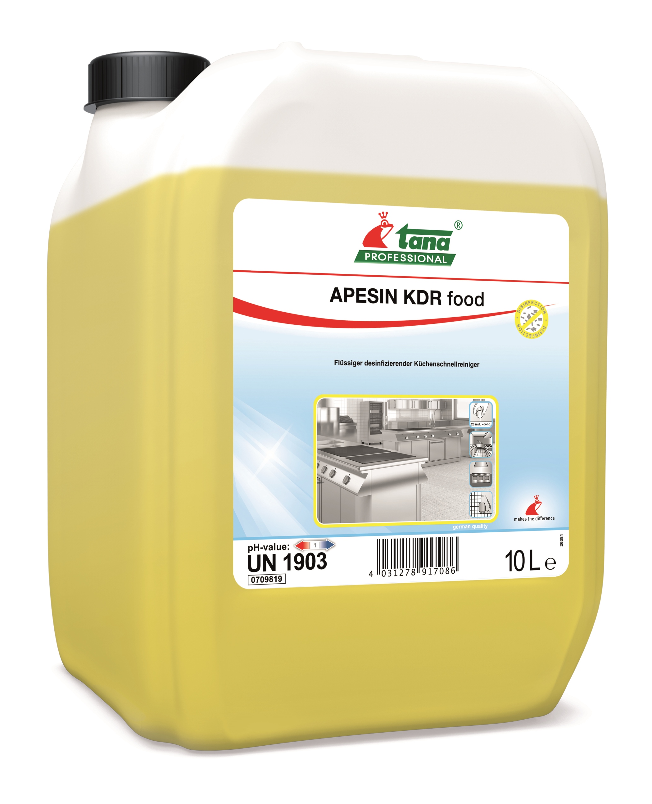 KDR Food disinfettante superfici 10lt.