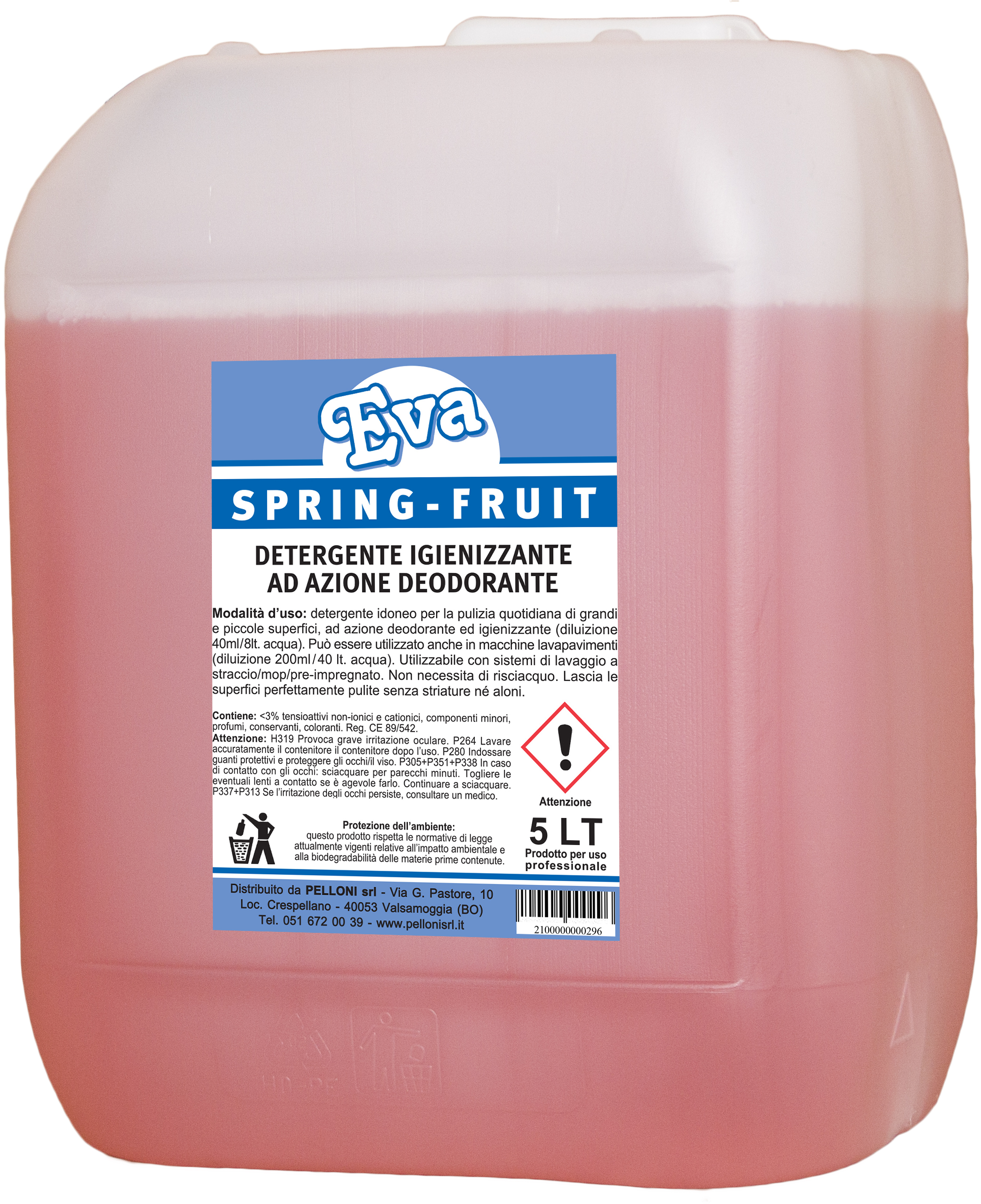 Spring Fruit detergente igienizzante profumato 5Kg