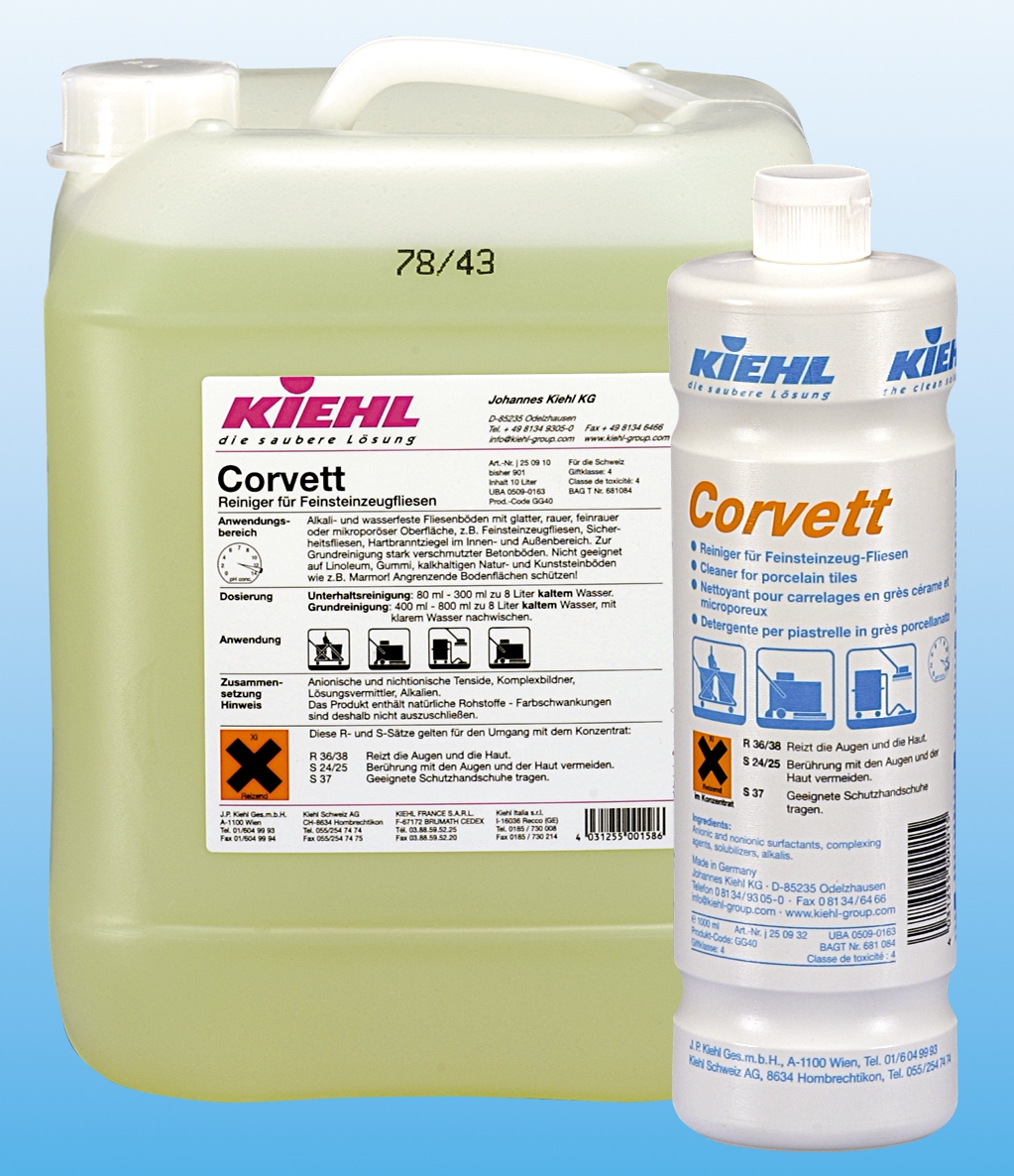 Corvett detergente pavimenti gres/porcellanato 1lt.