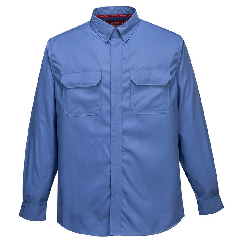 Camicia Bizflame Plus trivalente col.blu