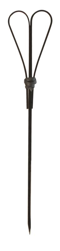 Spiedi Cuore bamboo nero 15cm 100pz