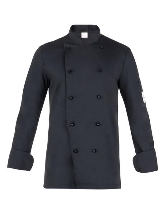 Giacca cuoco Adriano 65/35 col.nero