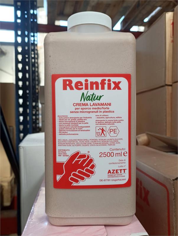 Reinfix Natur crema lavamani 2,5lt.