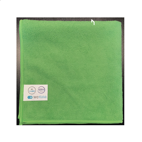 Panno We Cleaner microfibra col.verde 38x38 5pz