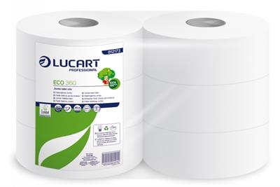 Bobine carta igienica Jumbo Eco Lucart 360 6 rotoli             