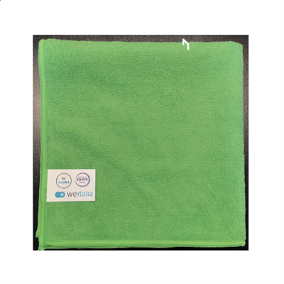 Panno We Cleaner microfibra col.verde 38x38 5pz                 